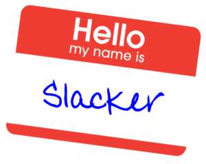 Gain Sharing supervisors slacker name tag
